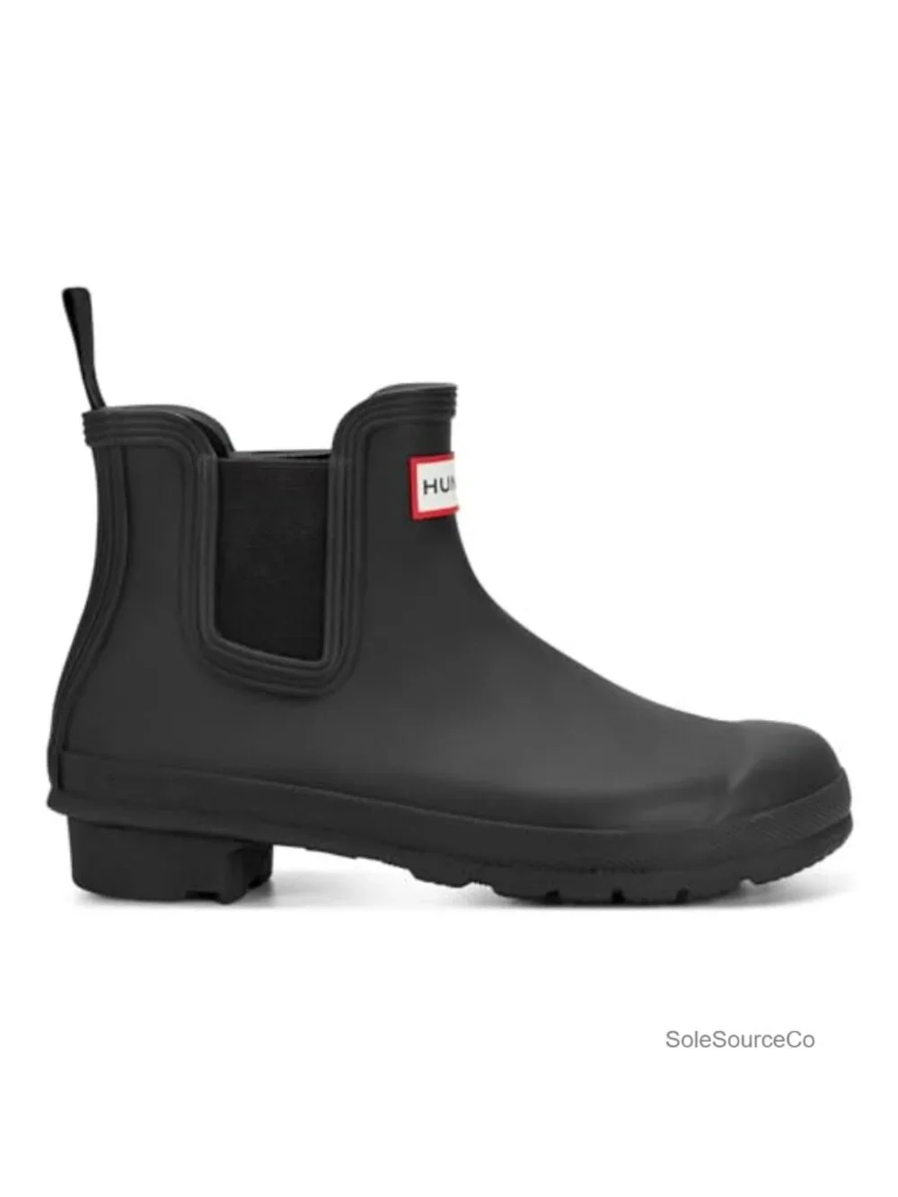 Women's Waterproof Chelsea Ankle Rain Boots Pull-On Rubber